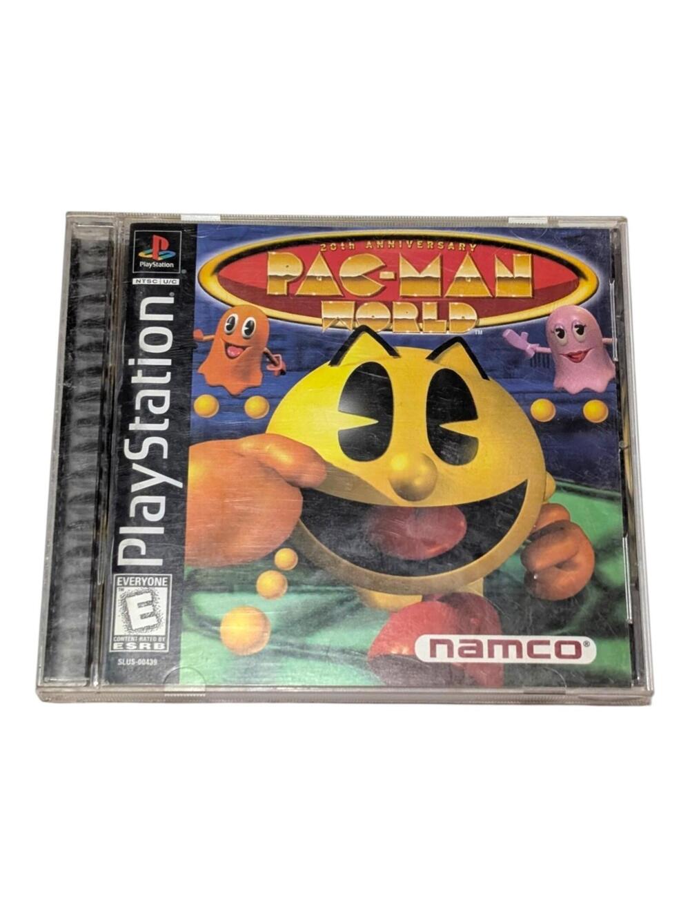 Pac-Man World 20th Anniversary Playstation 1 PS1 Black Label CIB Complete Tested